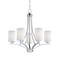 Maxim Lighting Deven 5-Light 24" Wide Satin Nickel Chandelier 20035SWSN - alternate 1